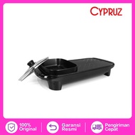 Cypruz BBQ Electric Hot Pot Shabu Suki Grill hotpot elektrik 2 in 1