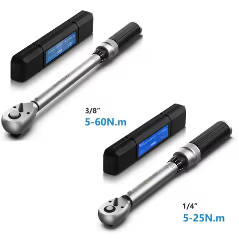Professional Torque Wrench For Bicycle Automotive Repair Tool 5-25N.m 5-60N.m 1/4" 3/8" Square Drive