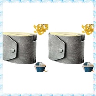 [R Q M U] 2X Compact Leather Wrap Wallet,Access Cash Holder,Slim Pocket Organizer,Money Storage Bag 