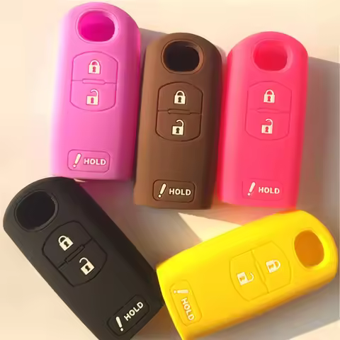Silicone rubber car key Case Cover for Mazda 2 3 5 6 CX5 CX-5 M2 M3 M5 M6 GT 2015 2016 Smart remote 