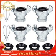 [Hot-Sale] 4 Sets 1/2inch NPT Iron Air Hose Fitting 2 Lug Universal Coupling Chicago Fitting for Male End