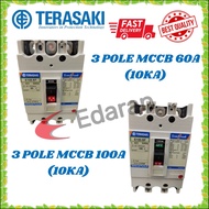 TERASAKI E100-SF 3POLE MCCB - 100A AND 60A