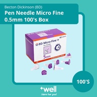 Becton Dickinson (BD) Pen Needle Micro Fine 5mm 100's Box