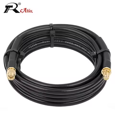 LMR240 RF Coaxial Cable SMA Male to SMA Male High Frequency Signal Antenna Low Loss Standing Wave 50