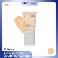 Inez Satin Smooth Liquid Foundation/foundation inez cair/alas bedak cair Inez/inez liquid foundation
