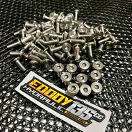 M6 SPIRAL STAINLESS PROBOLT BOLT - M6 SPIRAL BOLT - 10 THREAD SPIRAL PROBOLT BOLT - M6 SPIRAL STAINL