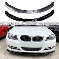 3PCS For BMW 3 Series E90 E91 LCI 320i 330i Car Front Bumper Lip Body Kit Spoiler Splitter Bumper Canard Lip Splitter 20