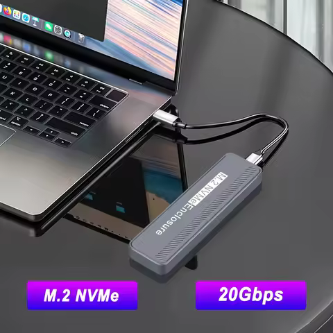 USB3.2 M.2 NVMe SSD Enclosure 20Gbps M.2 NVME SSD Case Type-C M2 PCIE SSD Enclosure adapter For M.2 
