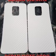 SKIN CARBON REDMI NOTE 9PRO ANTI GORES BELAKANG