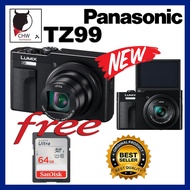 READY STOCK PANASONIC TZ99 COMPACT ZOOM CAMERA 30X LEICA DC LENS FREE 64GB MEMORY CARD