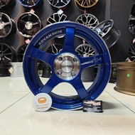 [4PCS] New Sport Rim 15inch ADVAN TC-4 15X6.5JJ ET40 4H100 INDIGO BLUE