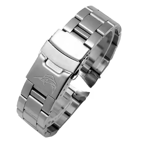Diving Steel Metal Strap For Casio Duro Mdv107-1A MDV106-1A Watch Wristband Bracelet Watchband Repla
