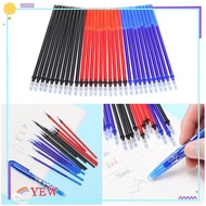 YEW 10/20/30Pcs 0.5mm Erasable Pen Refill Hot Blue Black Red Signature Office Gel Pen