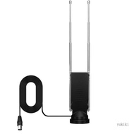 Kiki Portable Indoor TV Antenna Compact and Lightweight TV Aerials Television Antenna for Enjoy Clear Digital Reception