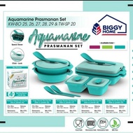 Terlaris Prasmanan Set - Kotak#Tupperware Set Sayur Lauk Aquamarine