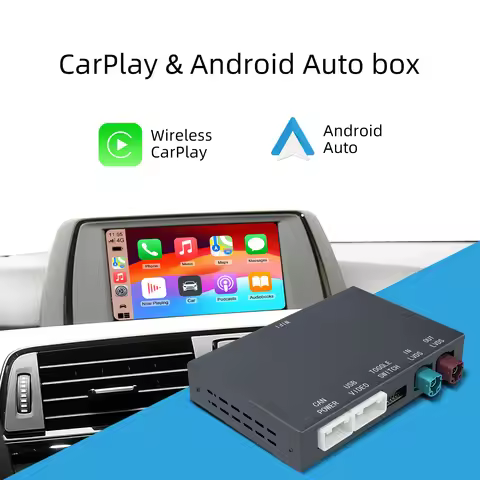 Wireless CarPlay Android Auto Retrofit Decoder Box Kit for BMW CIC NBT EVO MGU System OEM Screen Per