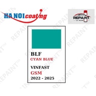 Scratch Removal Spray Paint for VINFAST GSM cars in CYAN BLUE color code BLF - CYAN BLUE genuine REP