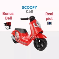 Motoran anak Scoopy K611 Mainan anak motoran anak