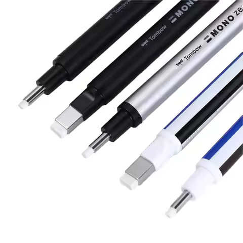 Tombow MONO Zero Eraser Flat / Super Fine Rubber Tip Pen Type Professional High Precision Pencil Era