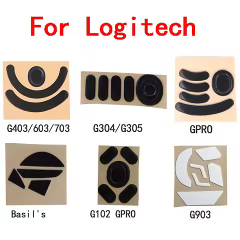 Curve Edge Mouse Feet Mouse Skates for logitech- G403 G603 G703 Mouse 1 Set 0.6mm Thickness