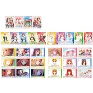【新貨預訂】ENSKY《五等分的新娘∬》食玩收藏卡系列 The Quintessential Quintuplets ∬ Clear Card Collection With Gum 盒玩