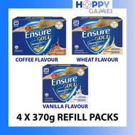 *FREE SHIPPING* [REFILL BUNDLE] Ensure Gold Strengthpro Strength Pro with HMB Adult Nutrition Value Pack - Vanilla Coffee Wheat Refill Pack 1.48kg 370g x 4 Ensure Life