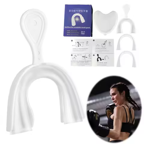 Anti Snore Mouthpiece Stop Snoring Mouth Guard with Storage Case Teeth Protection Braces Night Teeth