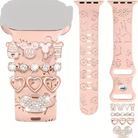 Adorable Cartoon-Themed Watch Strap Charms & Decorative Buckles for a Stylish Wristwear Upgrad