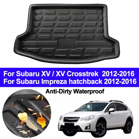 Car Rear Boot Cargo Liner Trunk Floor Carpets Tray Pad Mat For Subaru XV/ XV Crosstrek / Impreza Hat