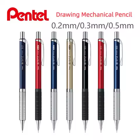 1pcs Pentel Orenz Metalgrip Mechanical Pencil 0.2/0.3/0.5mm Resistant To Core Breakage Japanese Stat