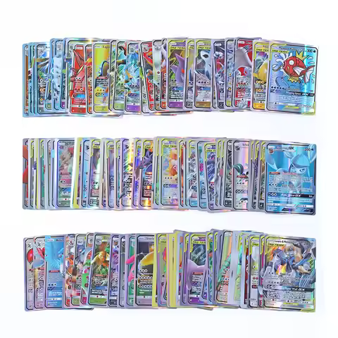 20Pcs English Pokemons Cards Holographic EX Vstar Vmax GX Letter Rainbow Arceus Shiny Charizard Mewt