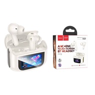 HOCO EQ21 หูฟังบลูทูธไร้สาย BT5.4 แบตอึด 7 ชม. ระบบตัดเสียงรบกวน ANC+ENC เคสหน้าจอสัมผัส ไมค์ชัด TWS