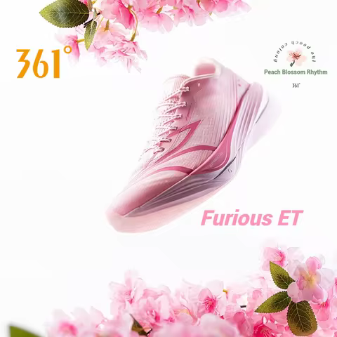 361 Degrees Furious ET Men's Running Shoes Carbon Plate Racing Marathon Rebound Breathable Cushionin