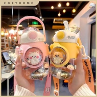 [ready stock] COZYHOME 820ML Straw Cup with Strap Large Capsule Capsule Children Space Capsule Water