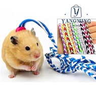 YANGYANG Pet Hamster Leash, Nylon Adjustable Pet Cage Leash, Comfortable 1.4m Rabbit Collar Leash Ra