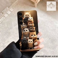 Softcase Samsung A16 5G - Rajacase - Casing Samsung A16 5G - Motif case cats - Protector handphone -
