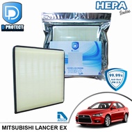 D Filter กรองแอร์ ใช้สำหรับ Mitsubishi มิตซูบิชิ แลนเซอร์ Lancer EX HEPA (D Protect Filter Hepa Seri