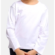 dotEDU Inner Baju Perempuan Dan Kanak-Kanak Lengan Panjang / Inner Cotton Putih Dan Hitam