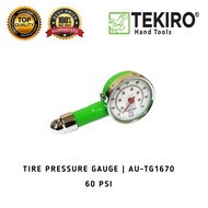 TEKIRO Round Air Pressure Gauge 60 Psi Tekiro Pressure Gauge TKR ROUND AIR SIZE 60 PSI