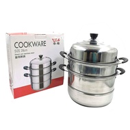 Steamer Big for Steam Siopao Siomai Leche Flan Stainless Steel Cooking Pot