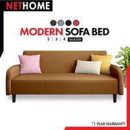 ⚡️READYSTOCK⚡️NETHOME : Lazzo 515 Durable 2 seater / 3 Seater Foldable Sofa Bed Design