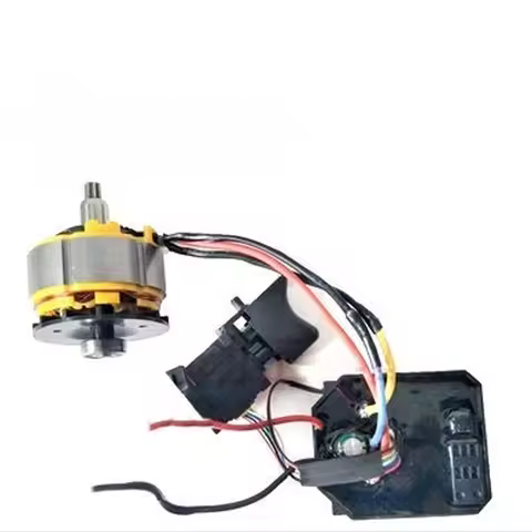Power Tool Replacement Parts Brushless Motor 21V 7 Teeth Assembly Switch Battery Led For Dayi Electr