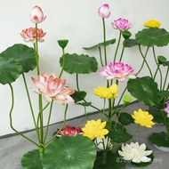 Multi-Headed Bouquet Lotus Artificial Flower Artificial Flower Dancing Stage Props Pond Fish Pond De