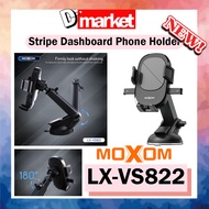 Moxom LX-VS822 Stripe Dashboard Phone Holder Phone Stand 360 Degree Moxom VS822 Moxom Car Holder