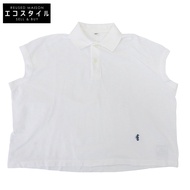 45 R. 極佳狀態 Jinba Canoko 33色馬術polo衫，純棉，女款，白色，50471381