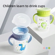 1-3 Years Old Toddler Cartoon Learning Cup 360 Degree Rotation Baby Learning To Drink Cup Double Han