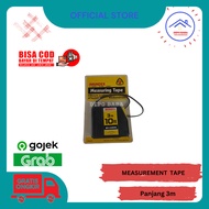 Imundex Measurement Tape Meteran Panjang 3m Warna Hitam 10ft