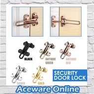 Security Room Door Guard Buckle Hold Lock Hotel Hostel Door Main Door Lock Penahan Tahan Pintu Rumah