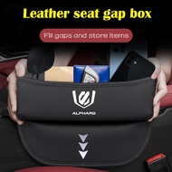 【 Leather Seat Plug 】 Toyota Alphard Anti Drop+Storage+Decorative Car Modification Accessories
