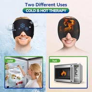 GlestRadio - YUKU Migraine Gel Ice Pack Cold Migraine Cap 400g - YK400 - Black